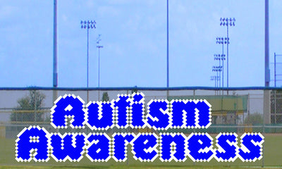 6' x 16' Autism Awareness Letters - 2 Colors