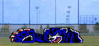 4' x 14' Clawing Bear