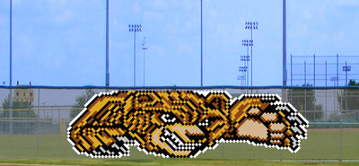 6' x 17 Large Clawing Bear