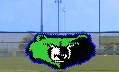 6' x 10' Two-Tone Bear Head