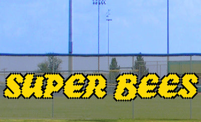 3' x 20' Super Bees Letters - 2 Colors