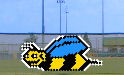 4' x 9' Bee with Color Wings