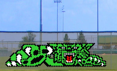 4' x 12' Jumping Bobcat/Wildcat