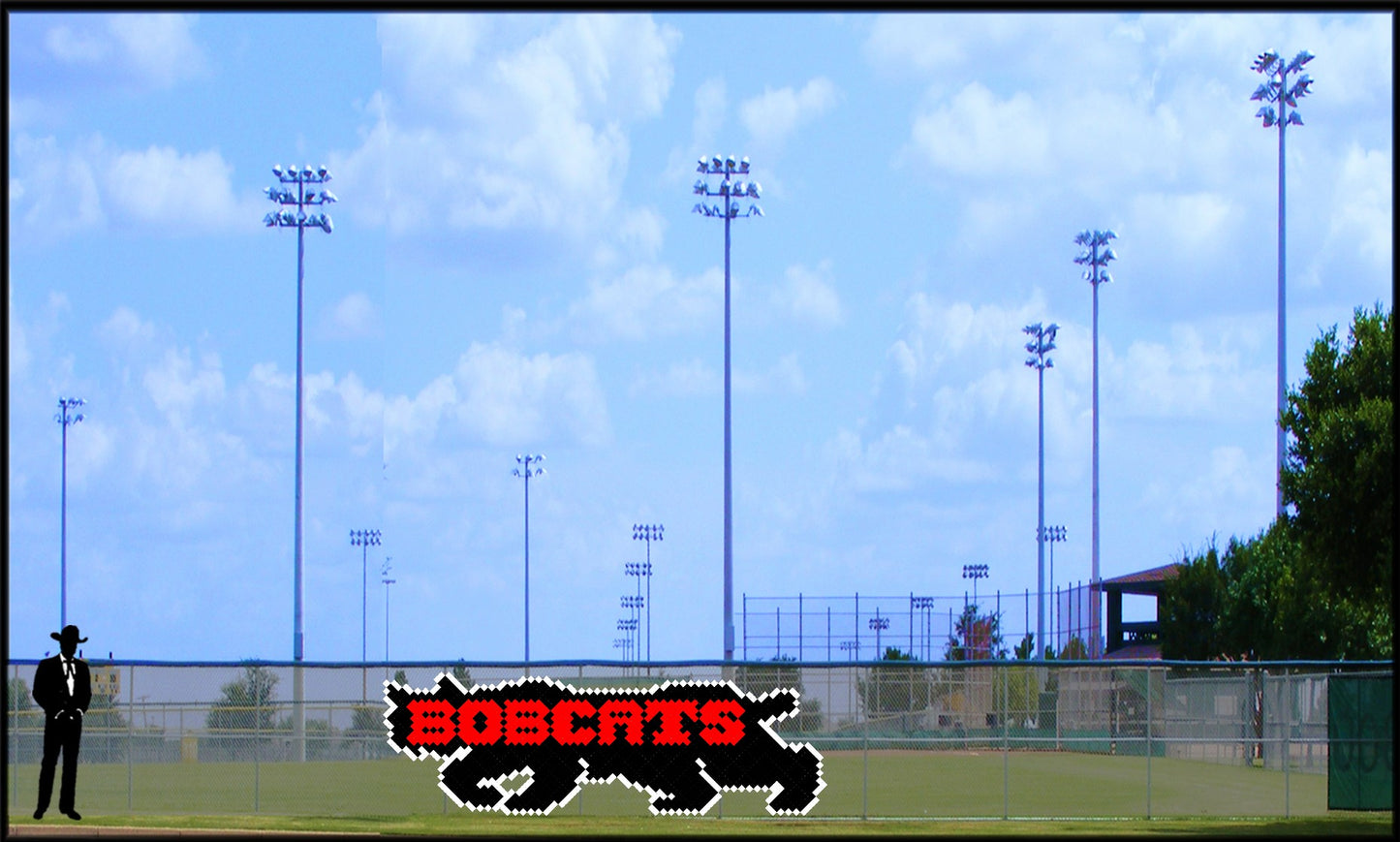 5' Bobcat Logo with Letters