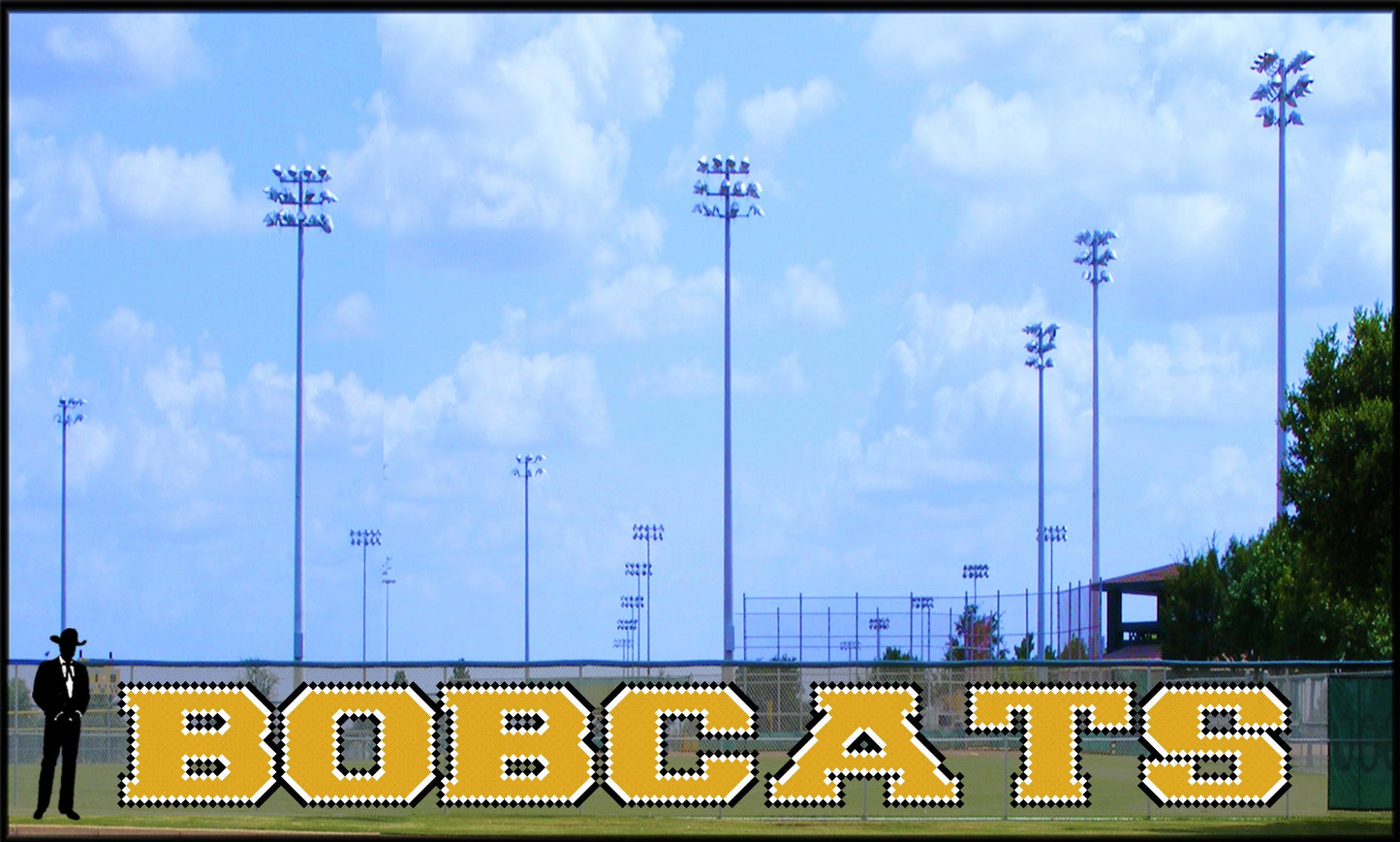 4' Bold Bobcats Letters