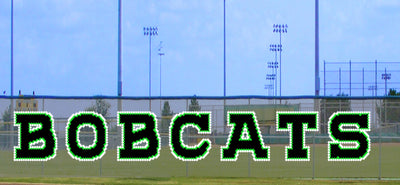 6' x 35' Large 6' x 42' Bobcats Letters