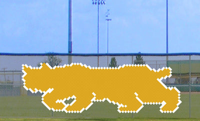 5' x 13' Bobcat Silhouette