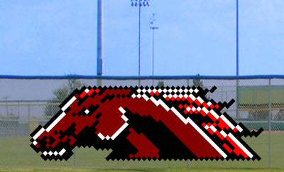 4' x 10' Colt-Mustang / Horse Head w/ Mane Color