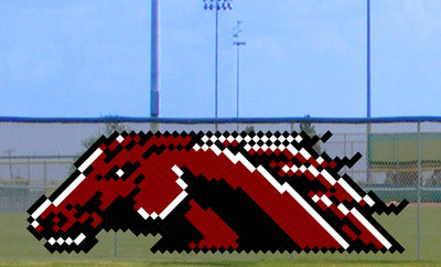 4' x 10' Colt-Mustang / Horse Head