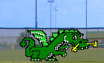 6' x 12' Cute Dragon