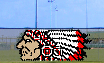 4' x 8' Indian Chief Head