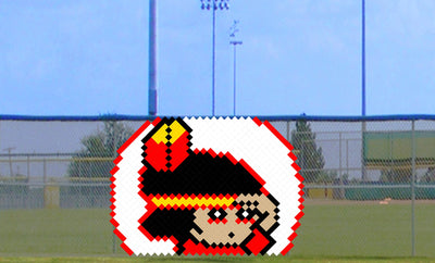 6' x 7' Little Red Indian Chief