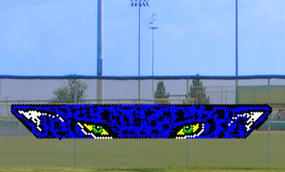 4' x 25' Spotted Leopard Eyes