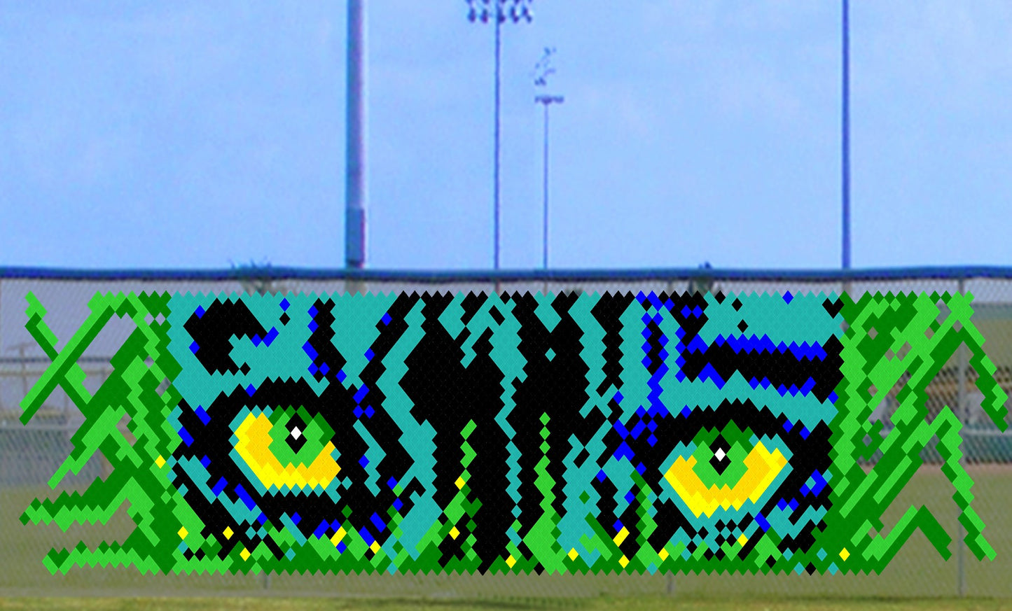 6' x 20'' Panther Eyes in Grass