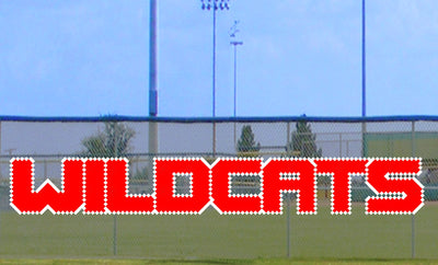4' x 22' Wildcats Block Letters