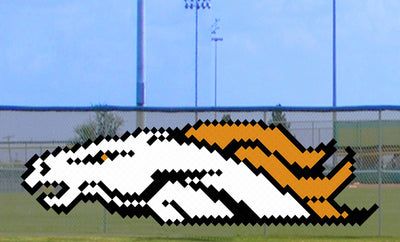 4' x 10' Bronco Horse Head