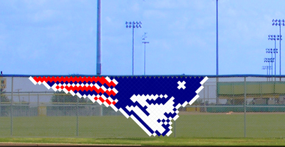 4' x 10' Patriot Head