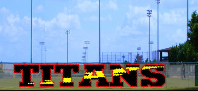 5' Titan Slash Letters