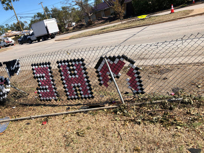 Chain-Link Cups Outlast Tornado in Dallas, Texas