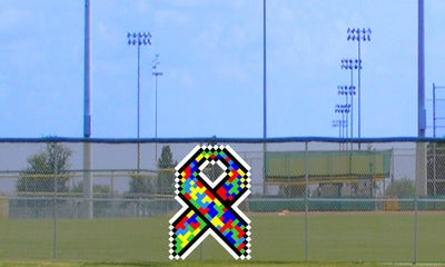 6' x 5' Autism Support Ribbon