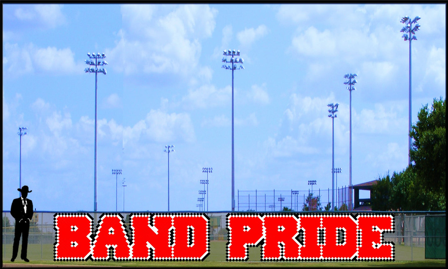 4' x 26' Band Pride Letters - 3 Colors