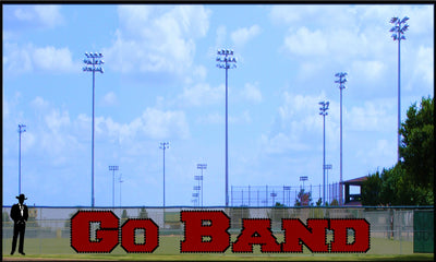 5' x 32' Go Band Letters - 2 colors