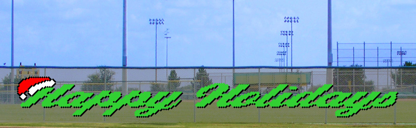 6' x 45' Happy Holidays Letters