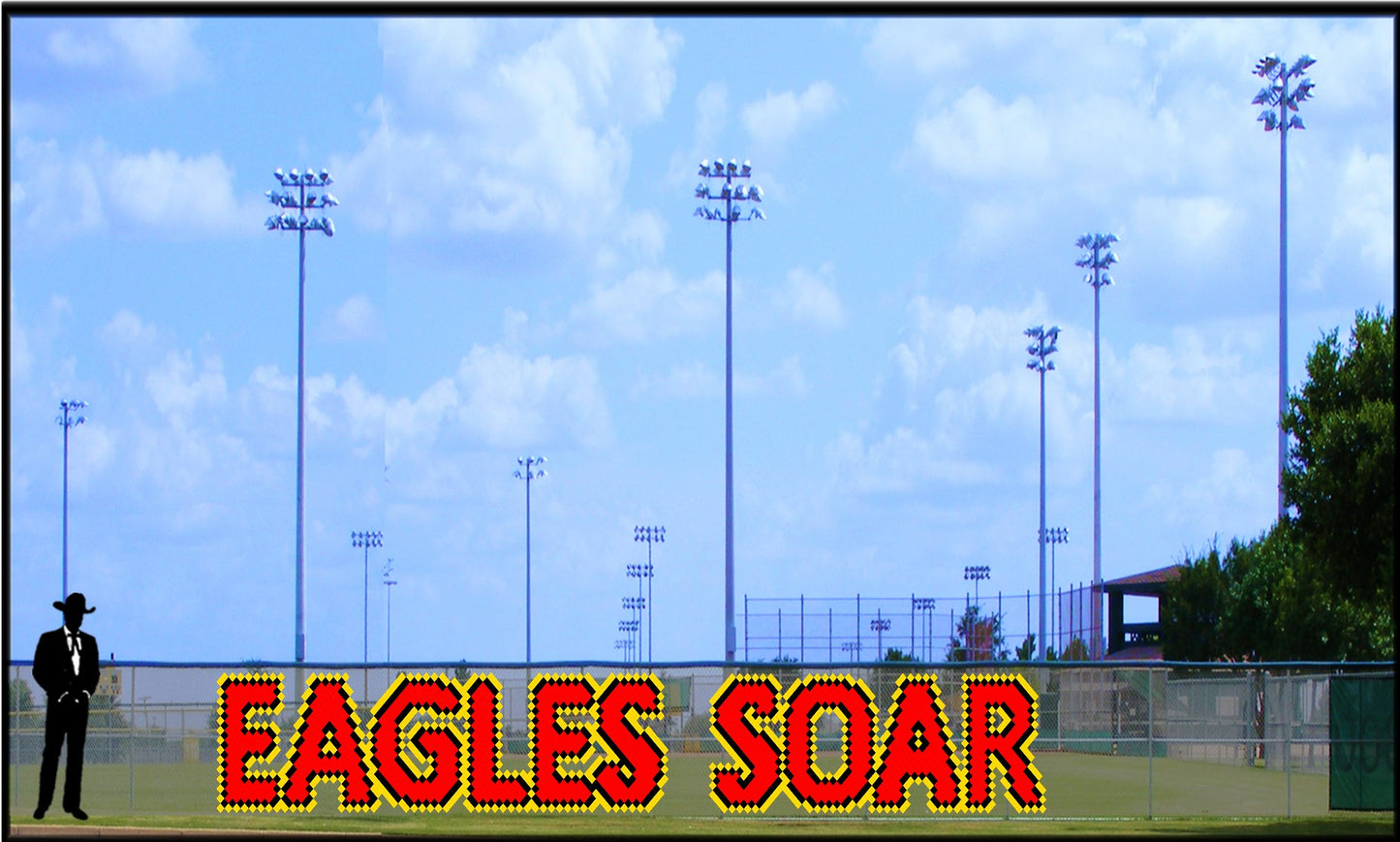 4' Eagles Soar Letters