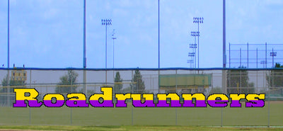 6' x 50' Two-Tone Roadrunner Letters